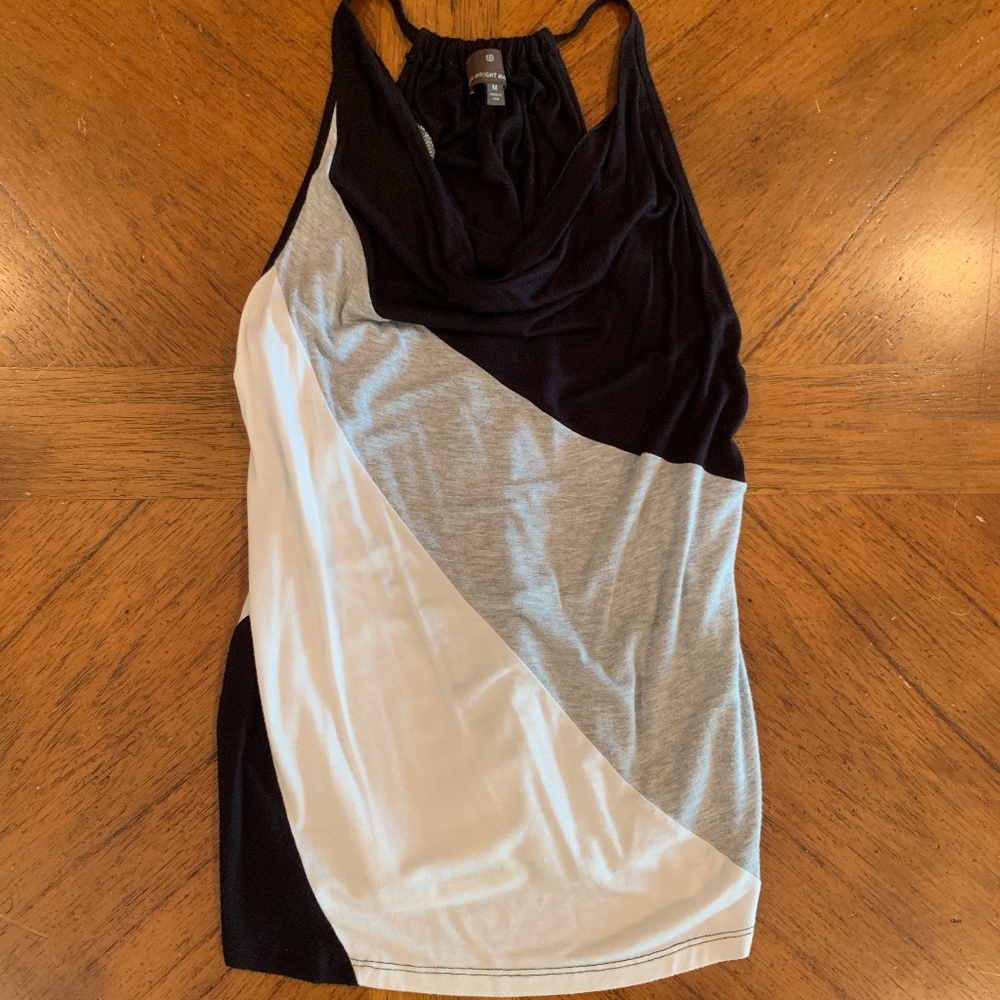 Black Grey and Cream Tank Top